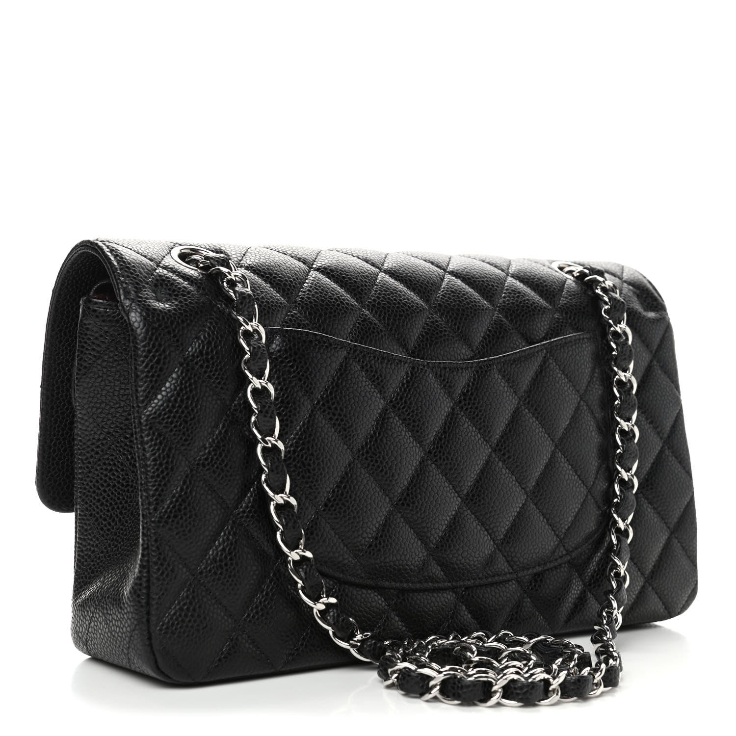 Chanel Caviar Quilted Medium Double Flap Black 2 of 4