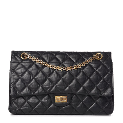 Chanel Aged Calfskin Quilted 2.55 Reissue 226 Flap Black 1 of 14