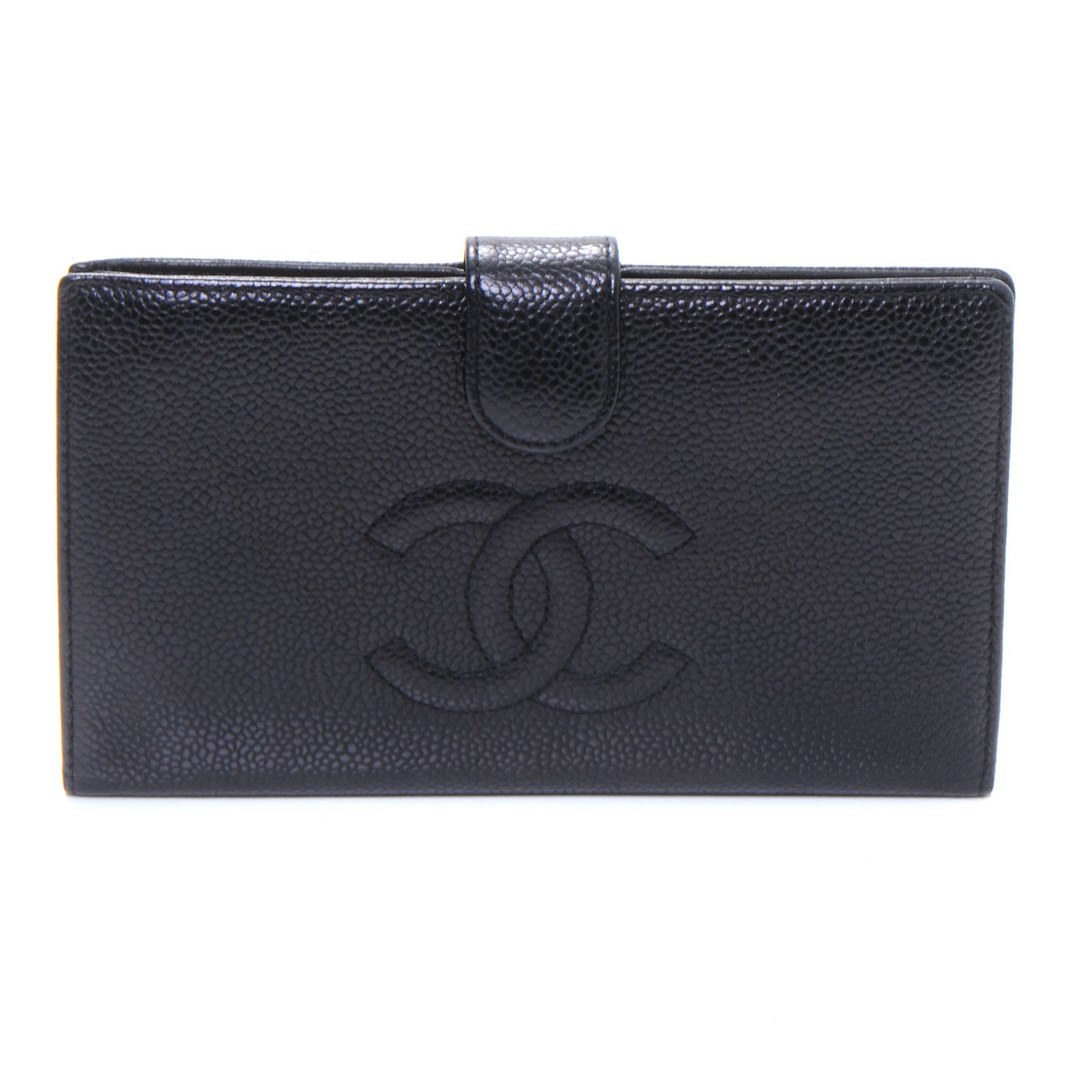 Chanel Caviar CC Wallet Black 1 of 8