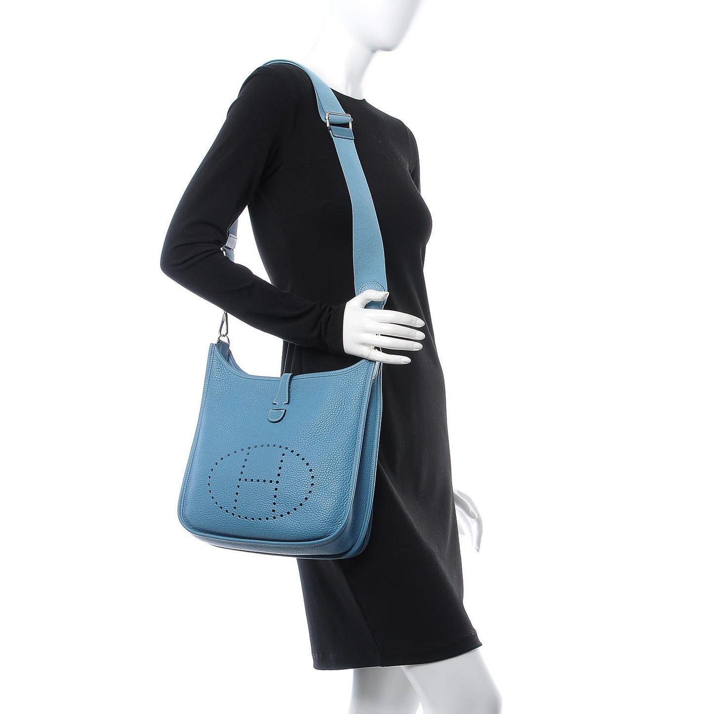 Taurillon Clemence Evelyne III PM Blue Jean