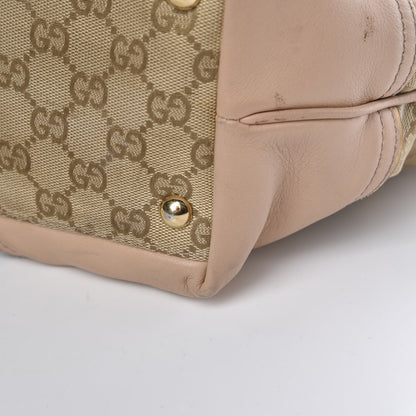 Gucci Monogram Medium New Britt Tote Beige 25 of 27