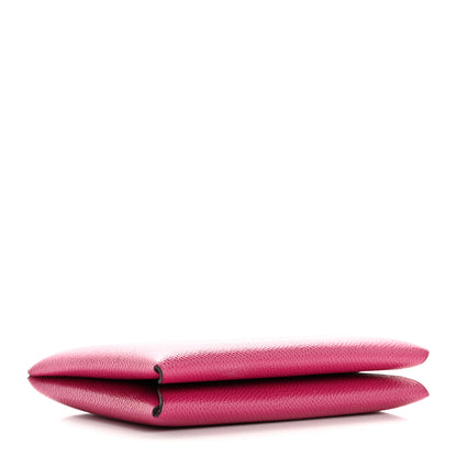 Hermes Epsom Calvi Card Case Rose Pourpre 4 of 11