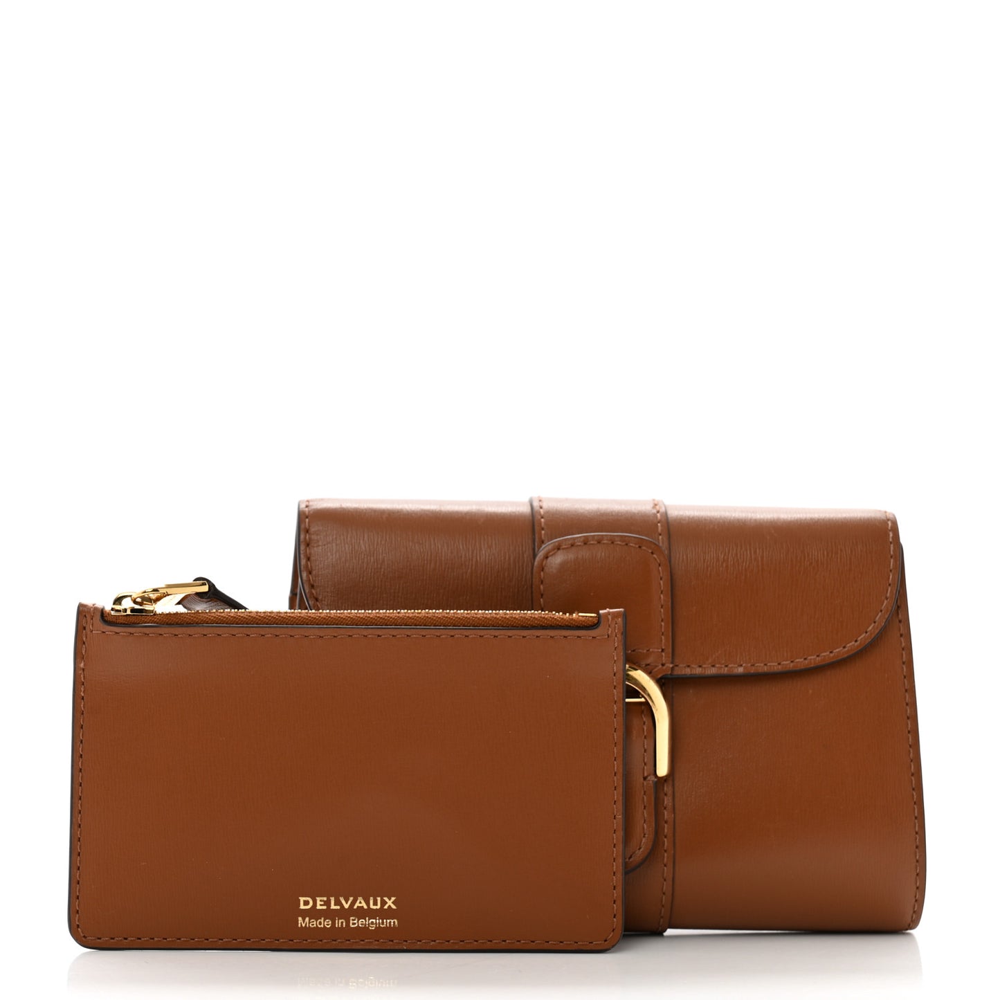Calfskin Brillant Compact Wallet Vegetal