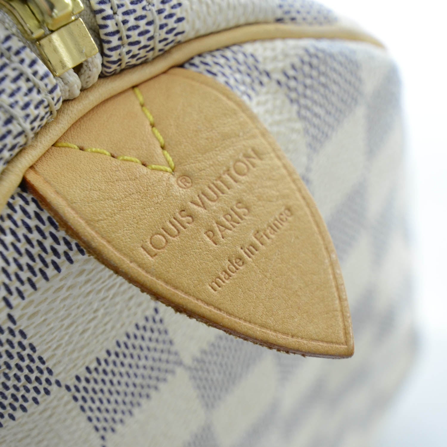 Louis Vuitton Damier Azur Speedy 30 7 of 9