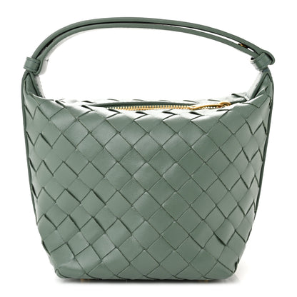 Bottega Veneta Calfskin Nappa Intrecciato Candy Wallace Aloe 1 of 11