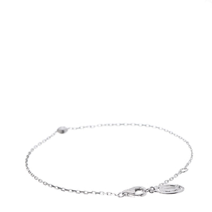 Cartier 18K White Gold Diamond SM D'Amour Bracelet 3 of 6