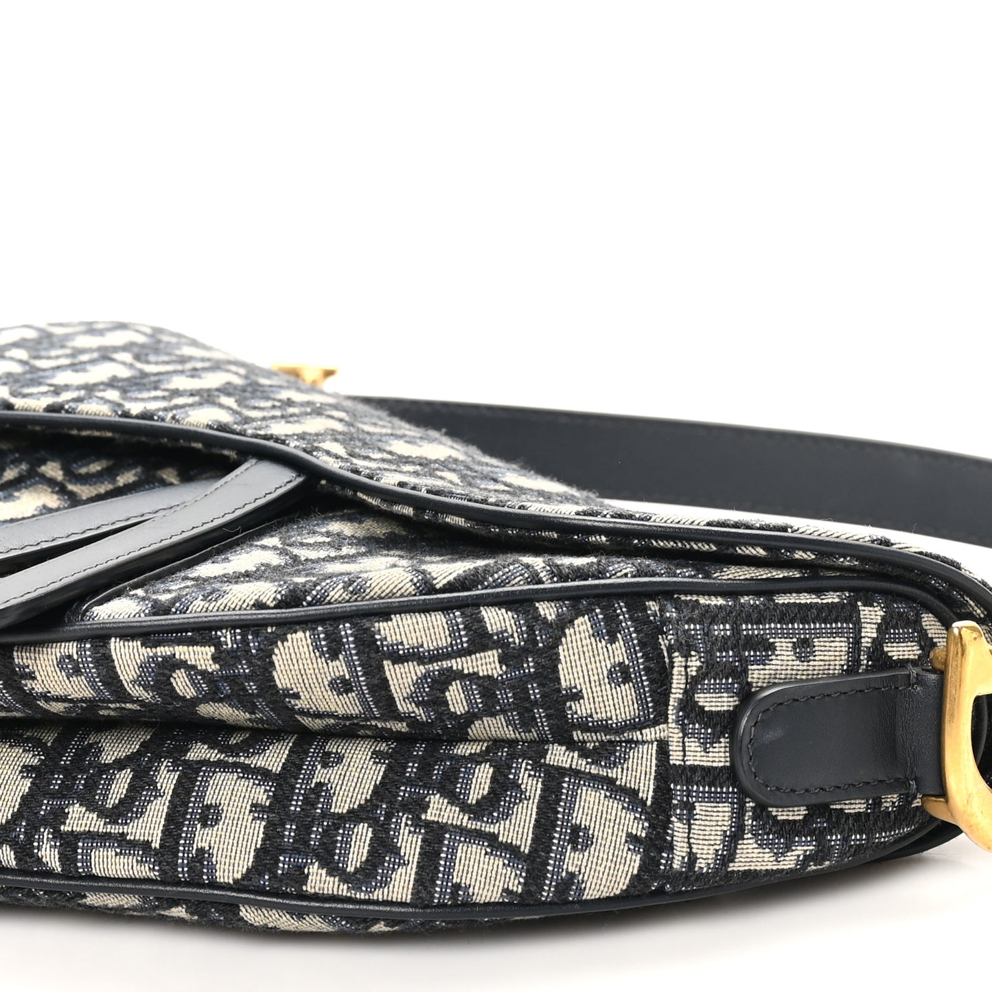 Oblique Saddle Bag Blue
