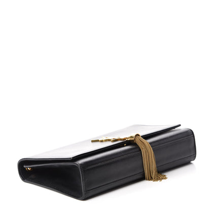 Saint Laurent Smooth Calfskin Medium Classic Monogram Kate Tassel Satchel Black 4 of 11