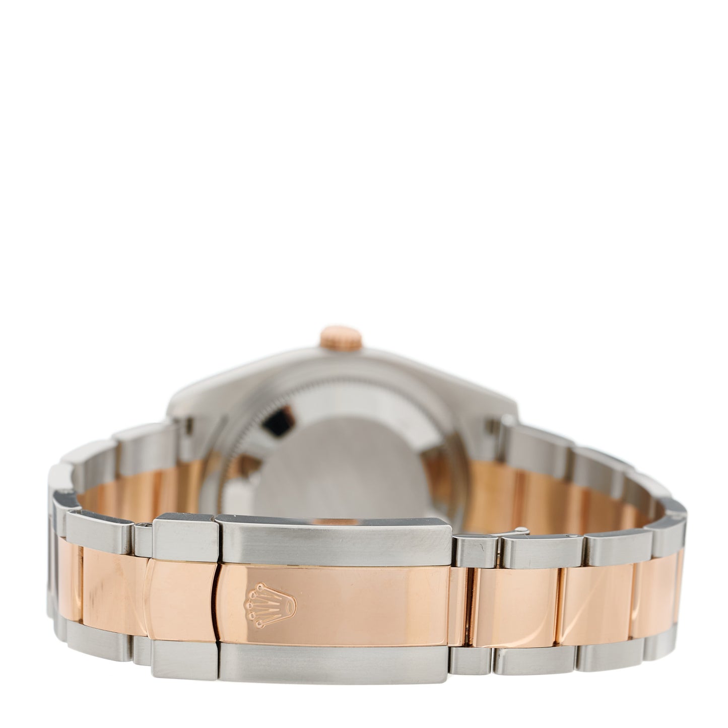Stainless Steel 18K Everose Gold Diamond 36mm Oyster Perpetual Datejust Watch Silver Jubilee 116201