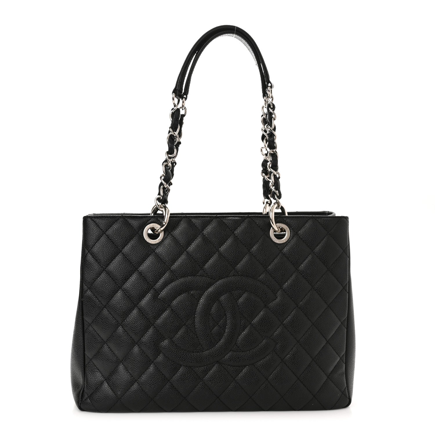 Chanel Caviar Quilted Grand Shopping Tote GST Black 1 of 11