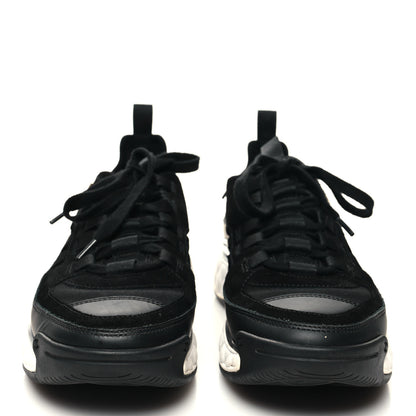 Chanel Velvet Calfskin Mixed Fibers CC Sneakers 37.5 Black 2 of 9