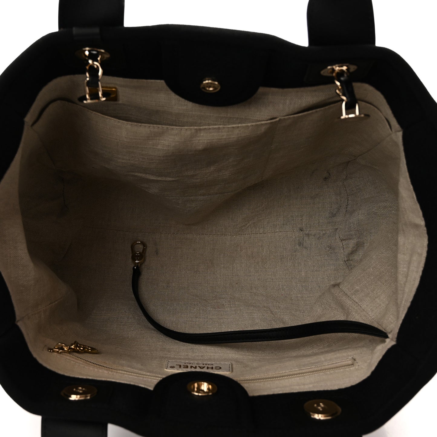 Mixed Fibers Small Deauville Tote Black