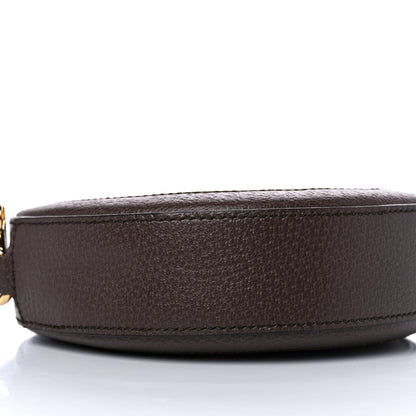 Gucci GG Supreme Monogram Equestrian Web Mini Ophidia Round Shoulder Bag Brown 8 of 10
