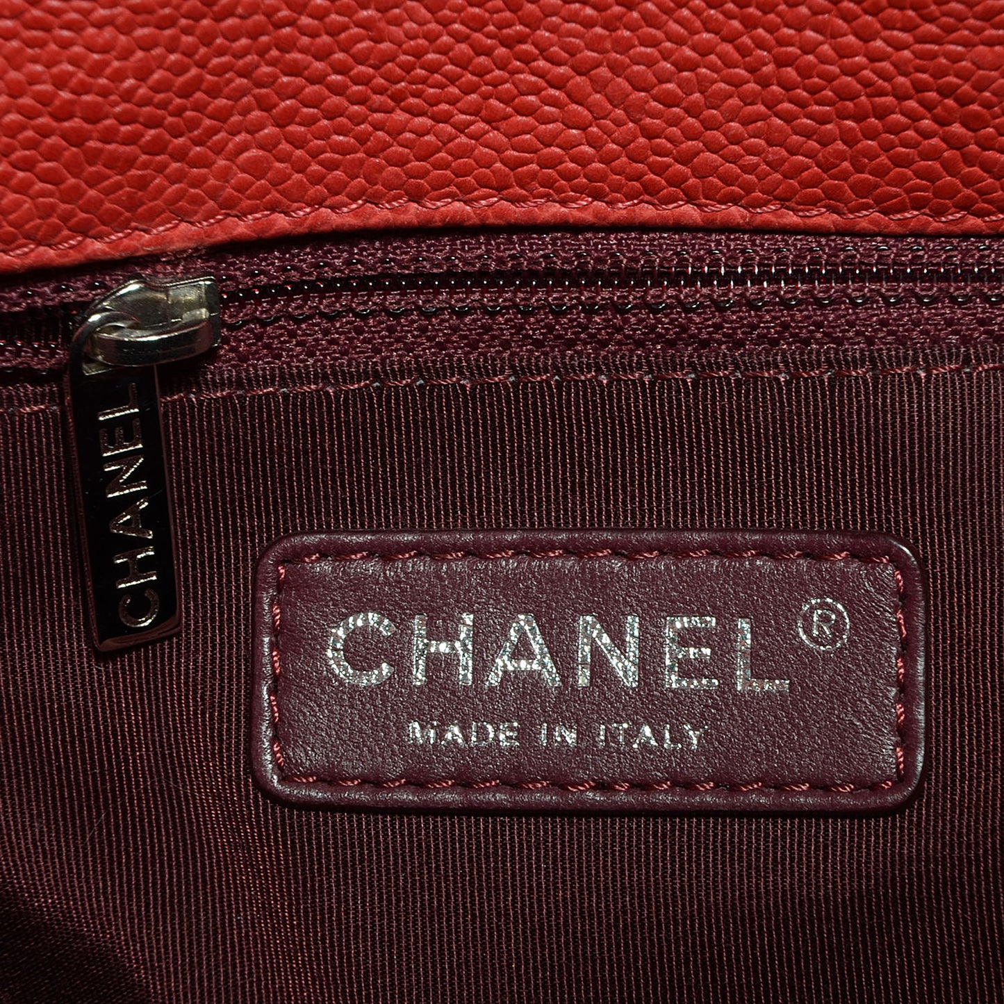 Caviar French Riviera Hobo Rouge