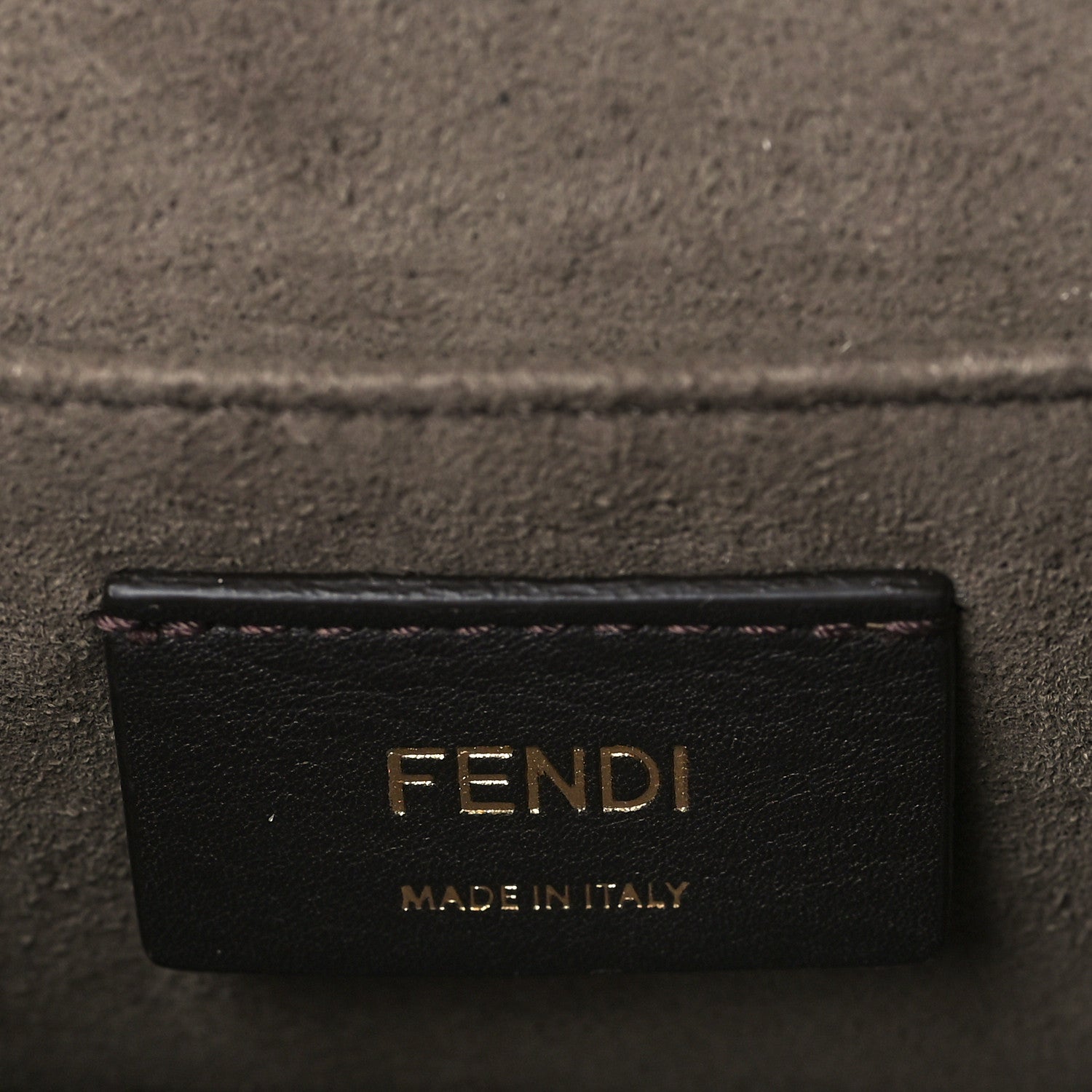 Fendi Vitello Century F is Fendi Bi-Color FF 1974 Embossed Small Kan I Shoulder Bag Camelia Saddler 6 of 10
