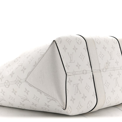 Louis Vuitton Monogram Eclipse Taigaramma Weekend Tote NM Optic White 8 of 9