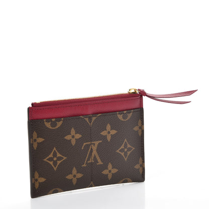 Louis Vuitton Monogram Zipped Card Holder Fuchsia 3 of 7