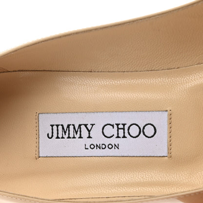 Jimmy Choo Patent Agnes 85 Pumps 37.5 Beige 7 of 9