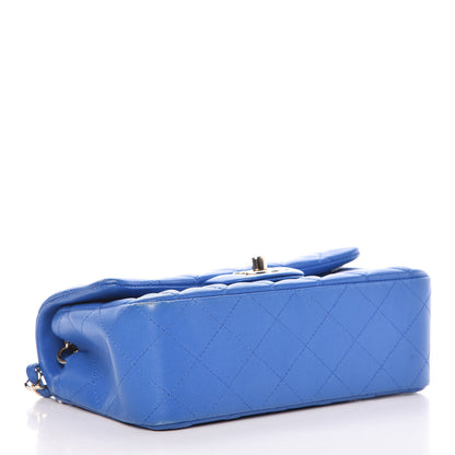 Chanel Lambskin Quilted Mini Rectangular Flap Blue 4 of 18