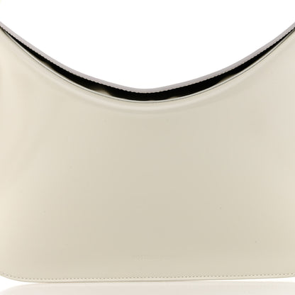 Bottega Veneta Brushed Calfskin Cradle Fold Over Shoulder Bag White Parakeet 7 of 10
