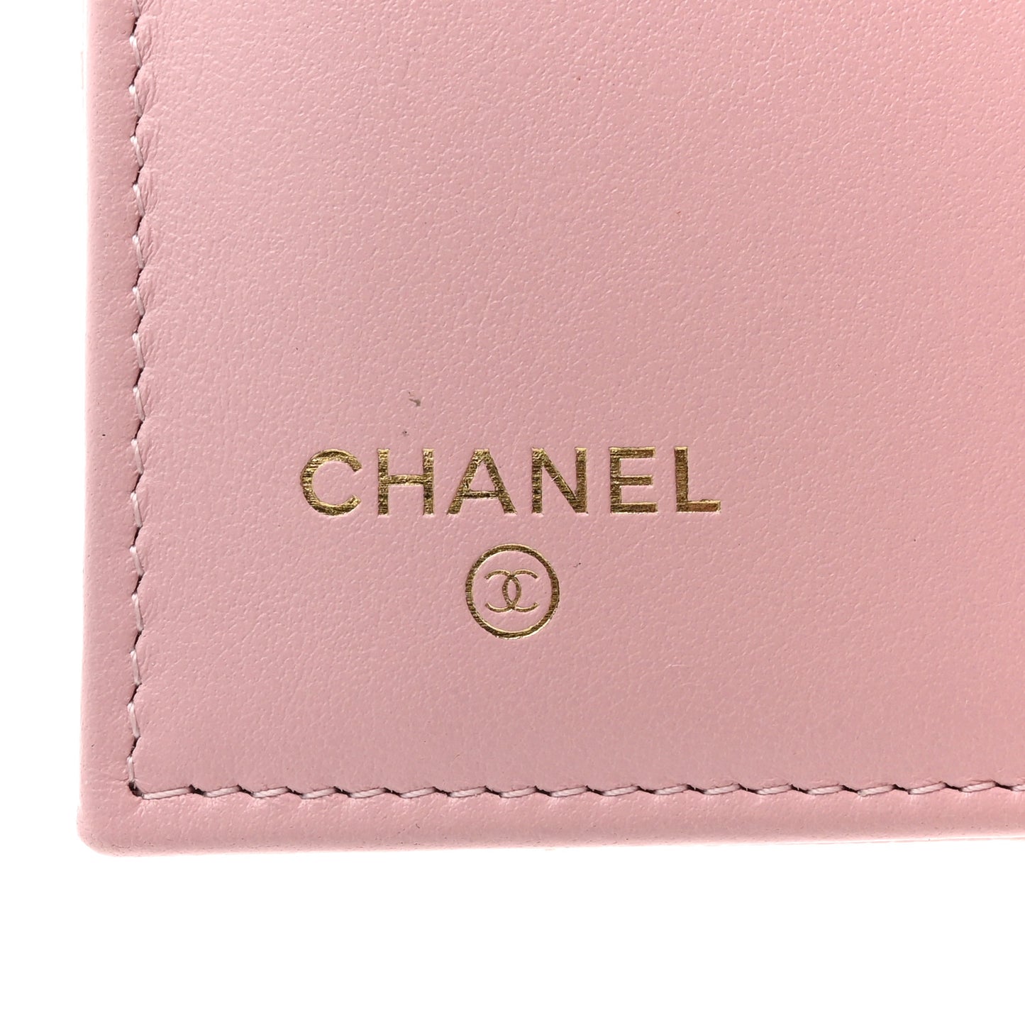 Caviar Quilted Medium Flap Wallet Light Pink
