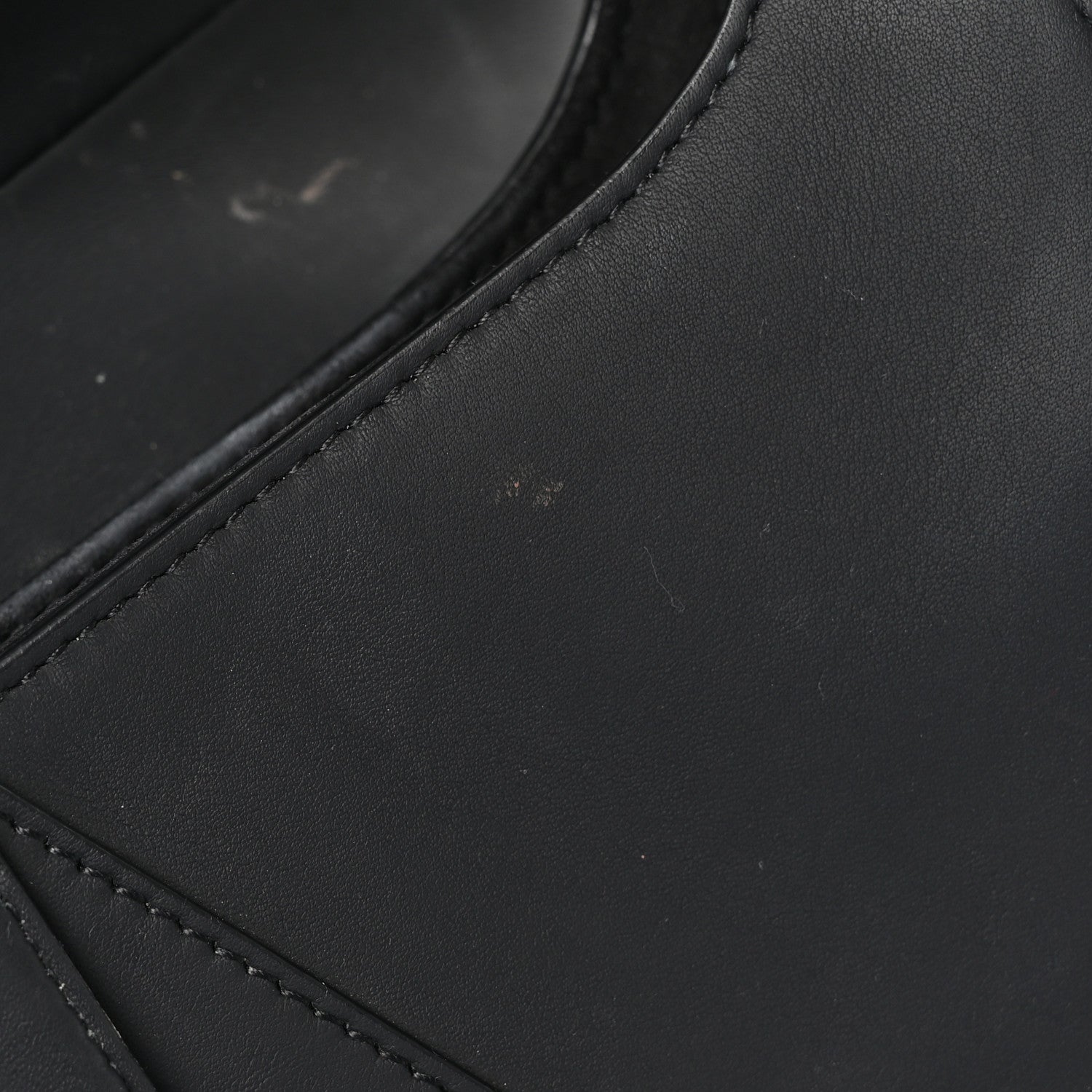 Christian Dior Ultra Matte Calfskin Saddle Bag Black 11 of 13