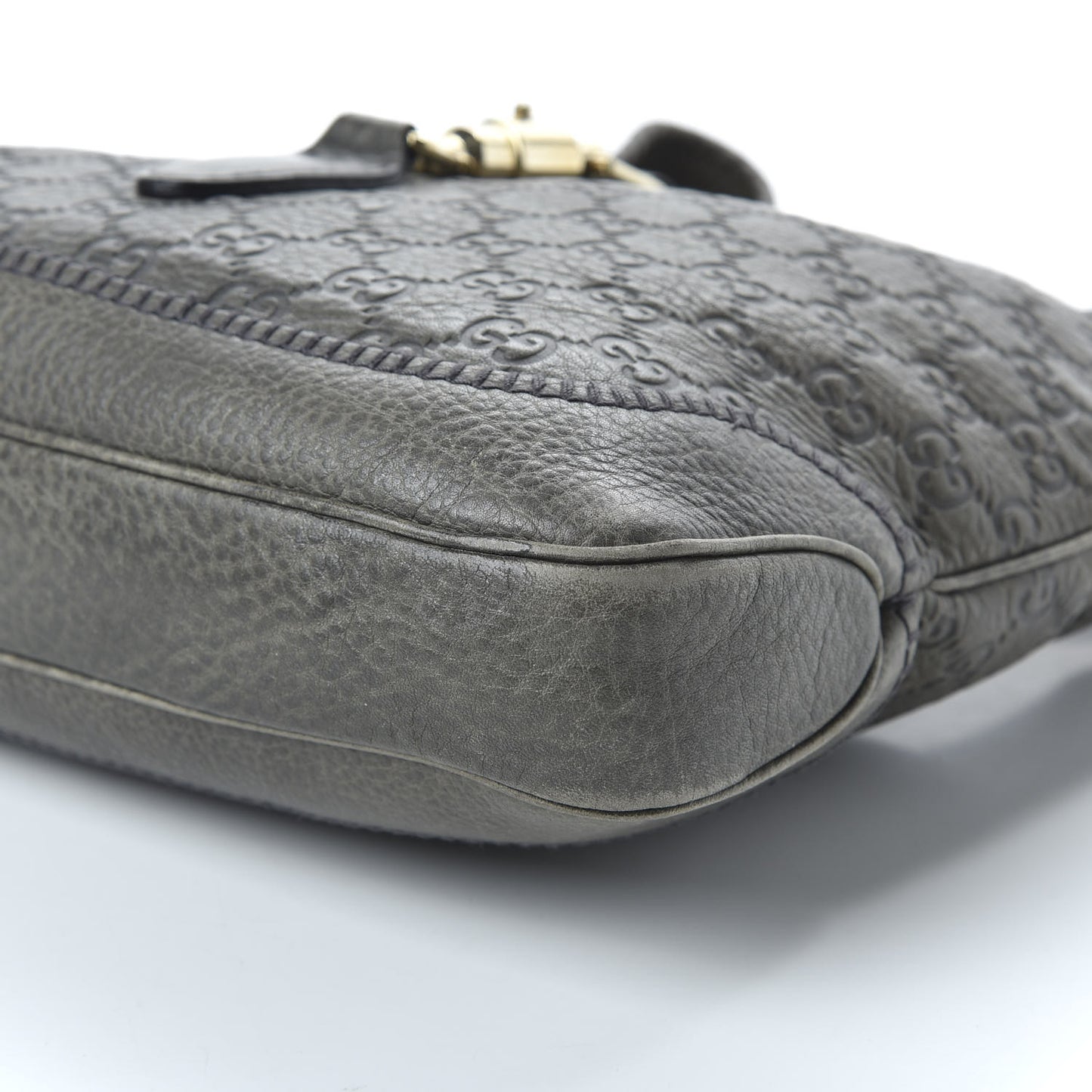 Guccissima Medium New Jackie Shoulder Bag Olive Green