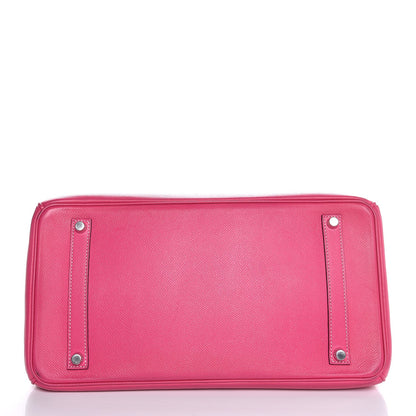 Hermes Epsom Candy Birkin 35 Rose Tyrien Rubis 6 of 46
