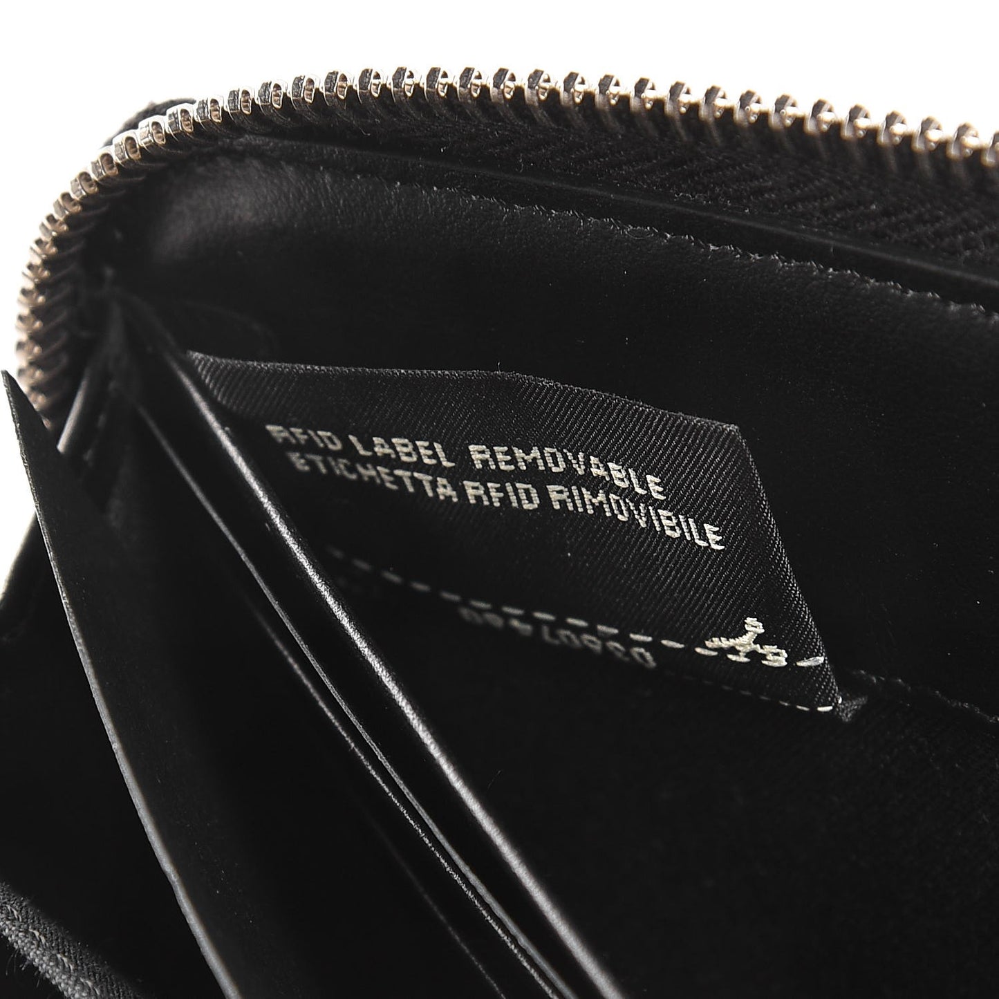 Vitello Liberty Fun Fair Studded Zip Around Wallet Black Multicolor