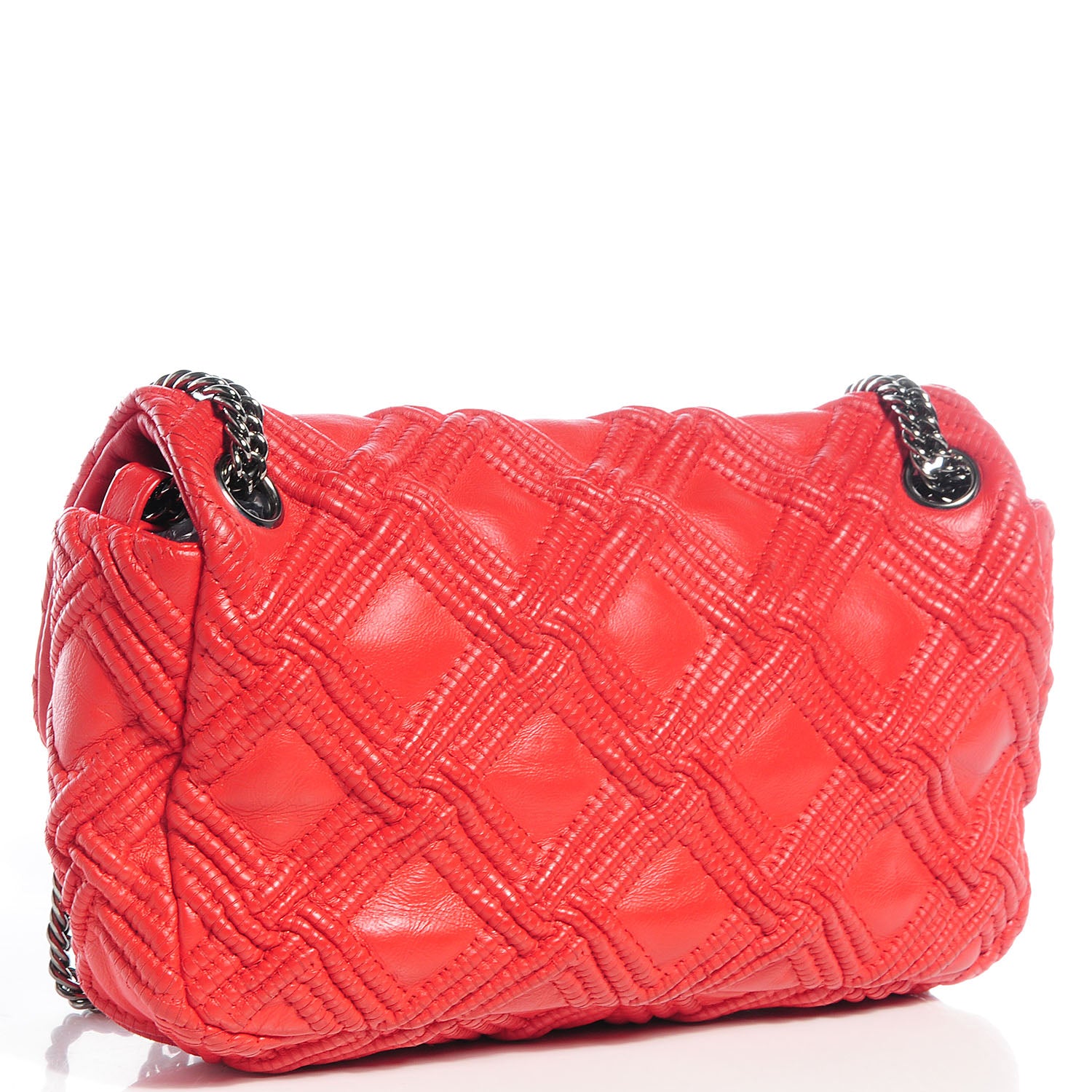 Chanel Lambskin Walk Of Fame Flap Red 3 of 7