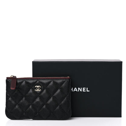 Chanel Caviar Quilted Small Cosmetic Case Black 9 of 9