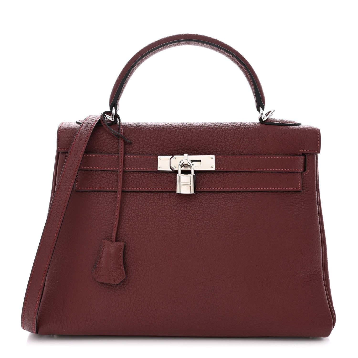 Hermes Fjord Kelly Retourne 32 Rouge H 1 of 14