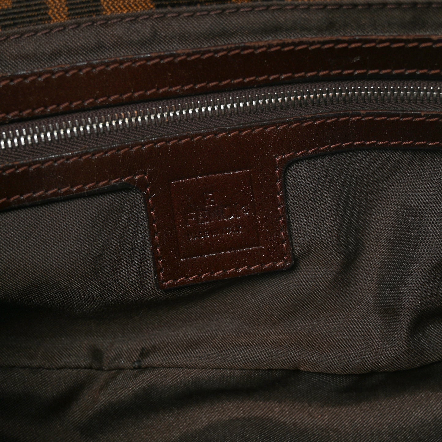 Zucca Baguette Shoulder Bag Tobacco