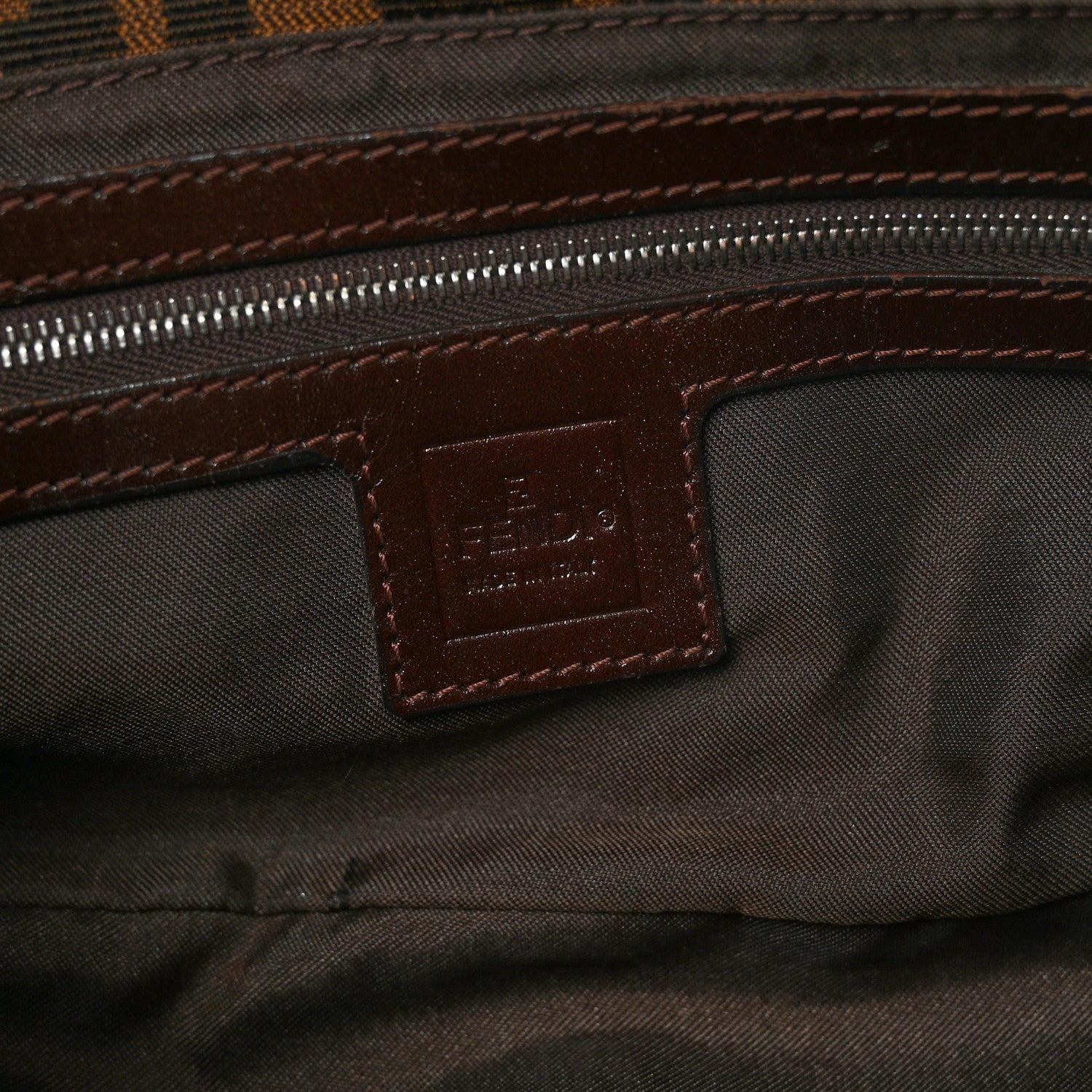 Fendi Zucca Baguette Shoulder Bag Tobacco 5 of 10