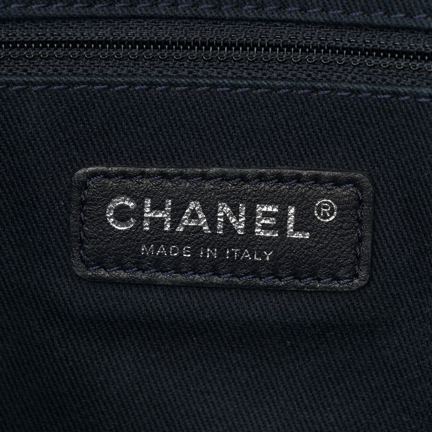 Denim Small Deauville Tote Dark Blue