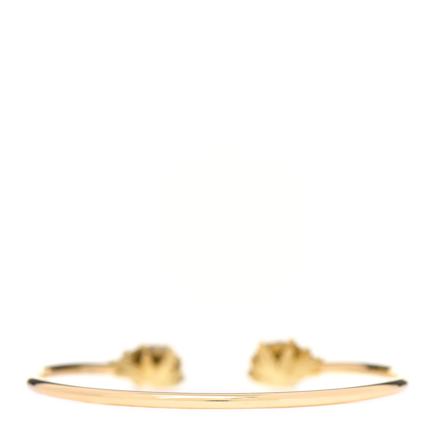 18K Yellow Gold Diamond Tsavorite Marche des Merveilles Tiger Cuff Bracelet