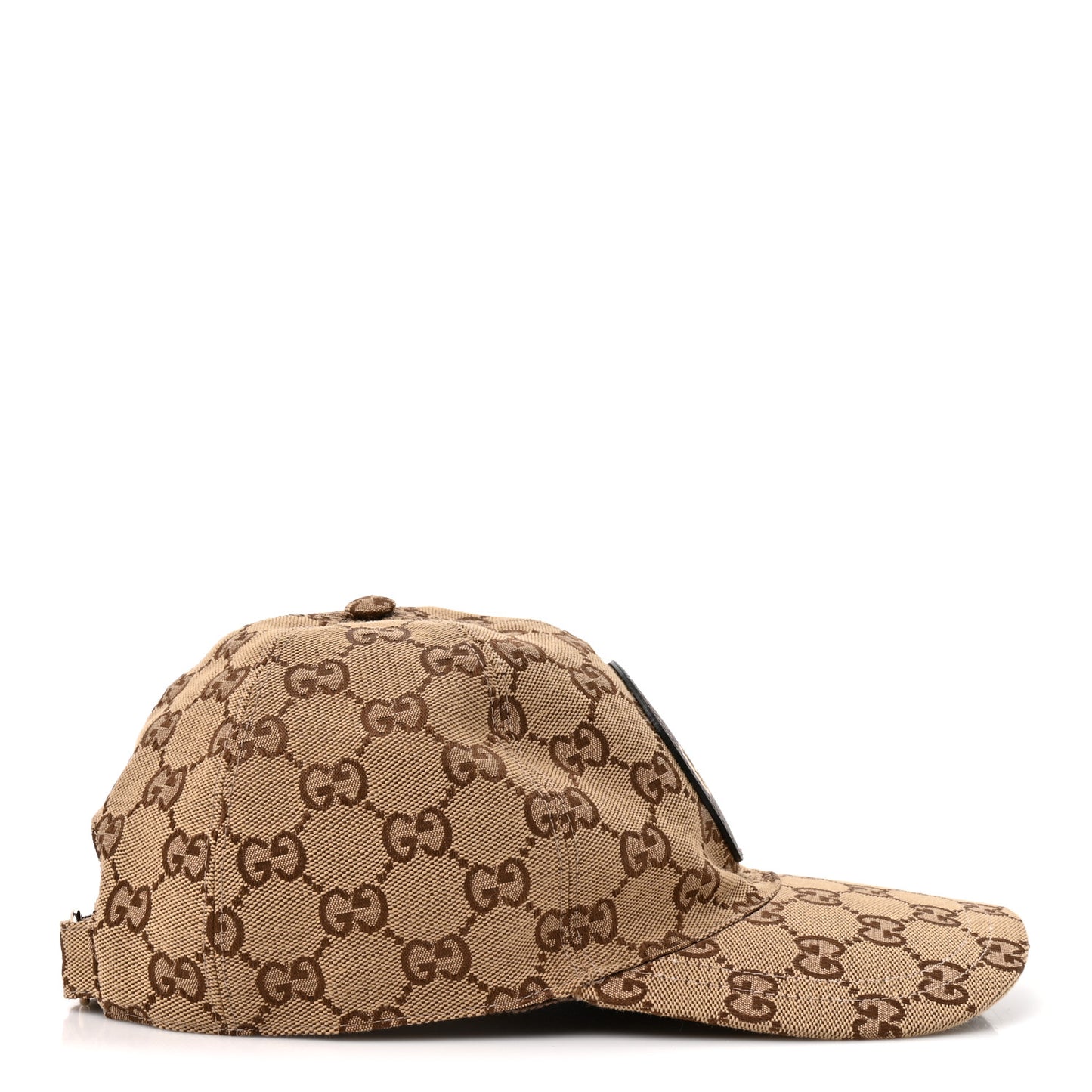 Monogram Textured Dollar Calfskin Zeno Baseball Hat S Beige