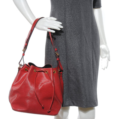 Louis Vuitton Epi Petit Noe Red 2 of 7