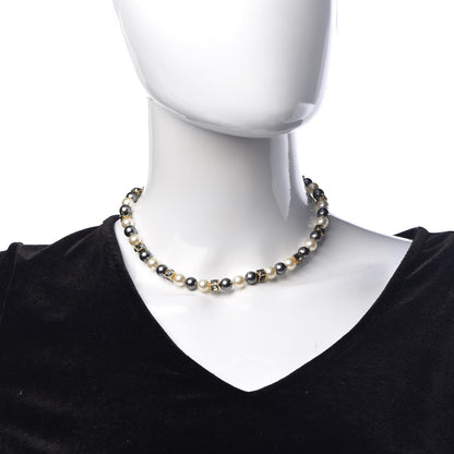 Louis Vuitton Pearl Crystal Cry Me A River Short Necklace 2 of 5