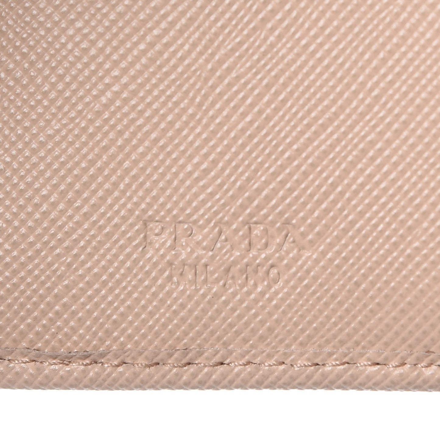 Saffiano Metal Tri-Fold Compact Wallet Cipria