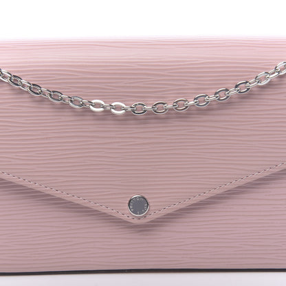 Louis Vuitton Epi Pochette Felicie Rose Ballerine 10 of 11