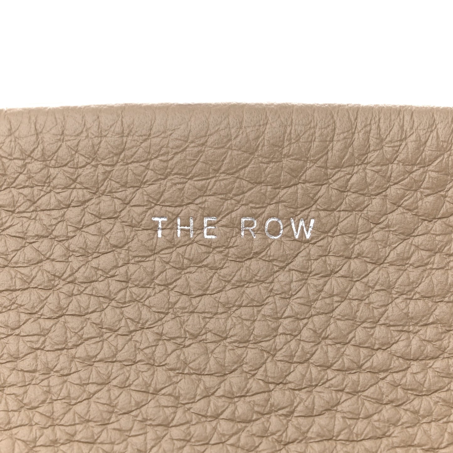 Grained Calfskin Small N/S Park Tote Dark Taupe