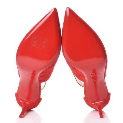 Christian Louboutin Veau Velours Rosas 85 Pumps 39 Loubi 8 of 10