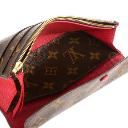 Louis Vuitton Monogram Emilie Wallet Red 6 of 6