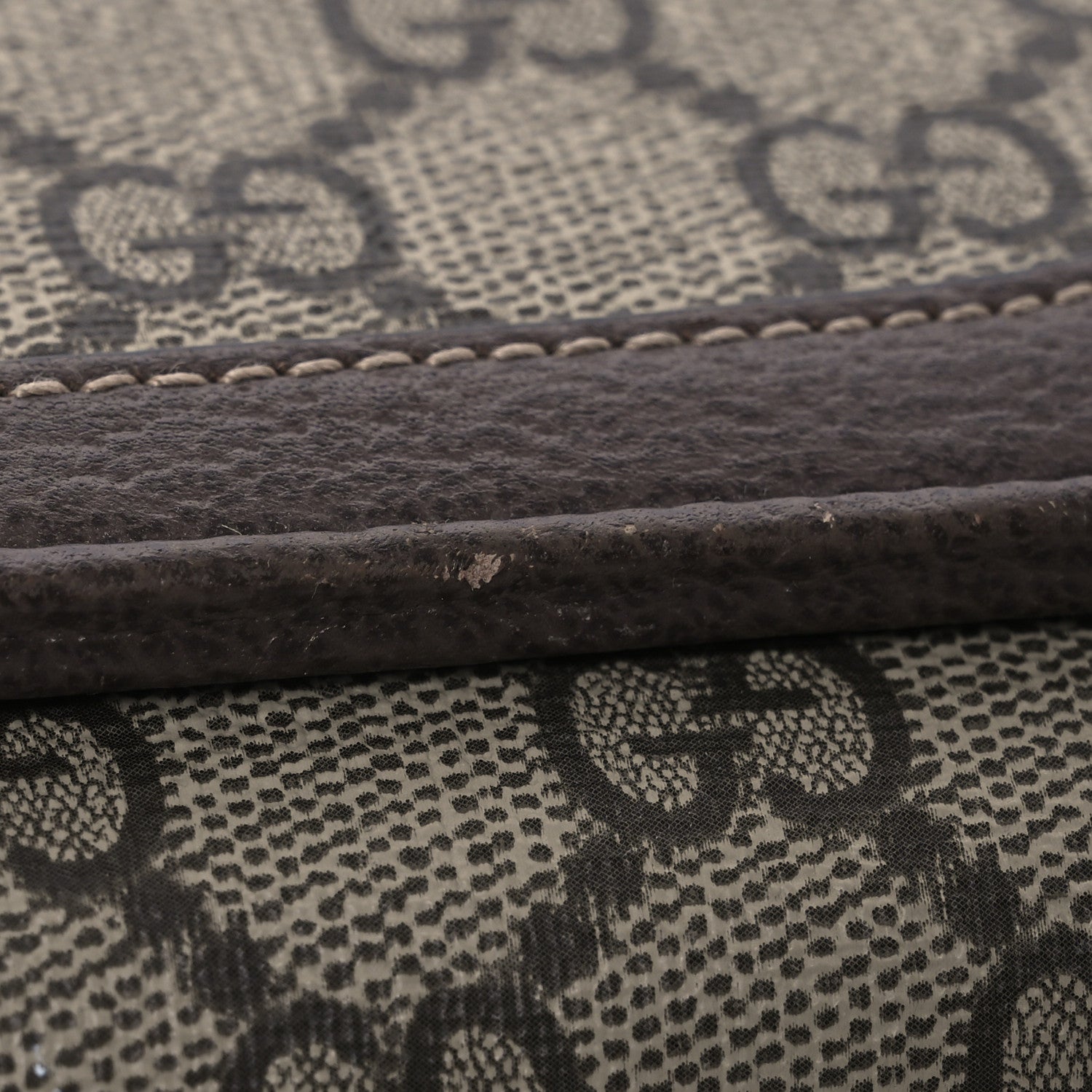 Gucci GG Supreme Monogram Web Ophidia Wallet On Chain Brown 14 of 19