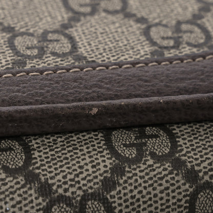 Gucci GG Supreme Monogram Web Ophidia Wallet On Chain Brown 14 of 19