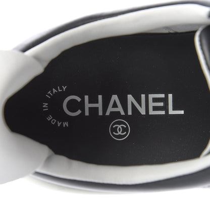 Chanel Calfskin CC Womens Sneakers 40.5 Black 7 of 10
