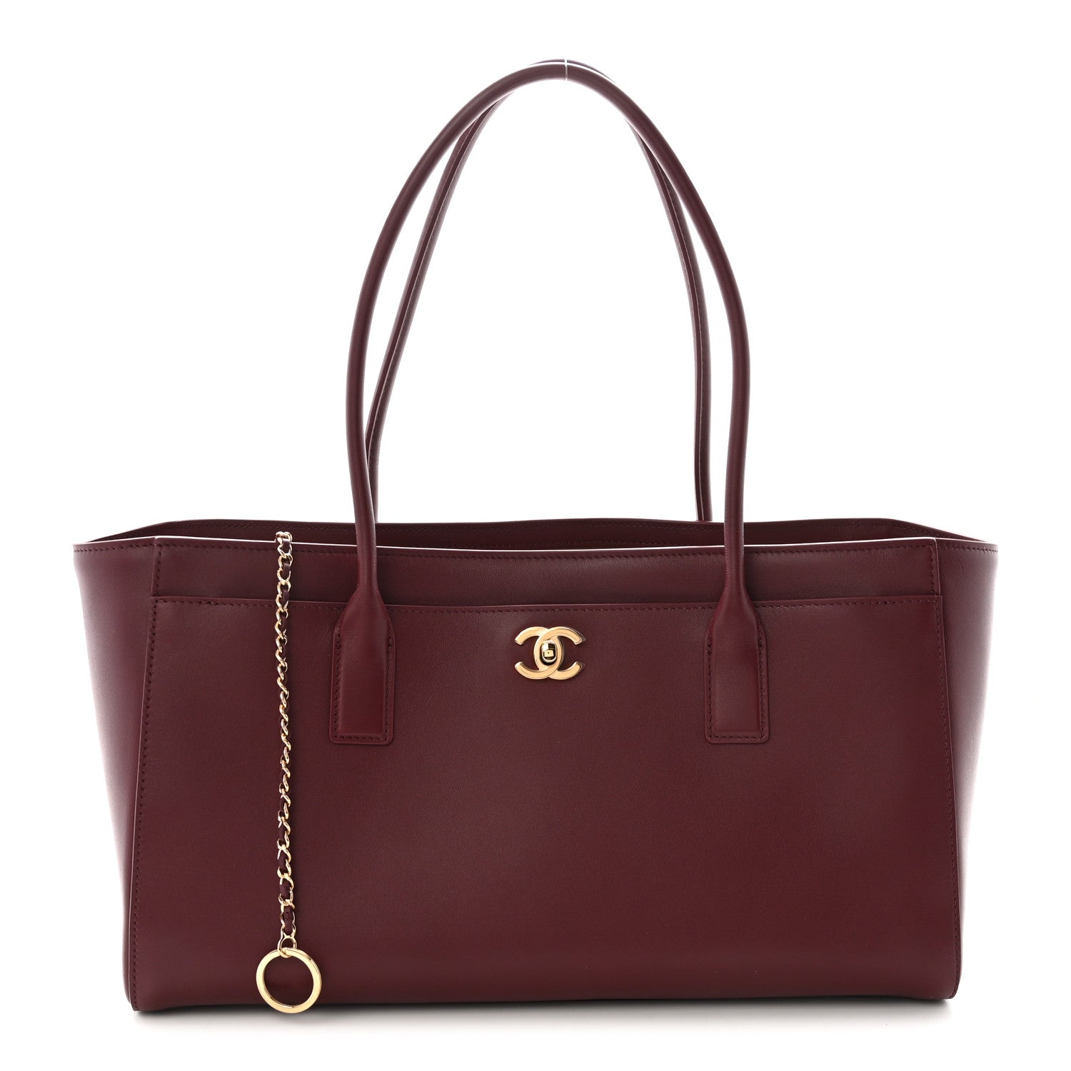 Chanel Calfskin Archetype Small Shopping Tote Dark Burgundy 1 of 10