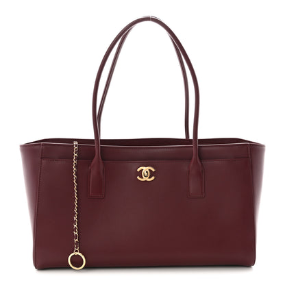 Chanel Calfskin Archetype Small Shopping Tote Dark Burgundy 1 of 10