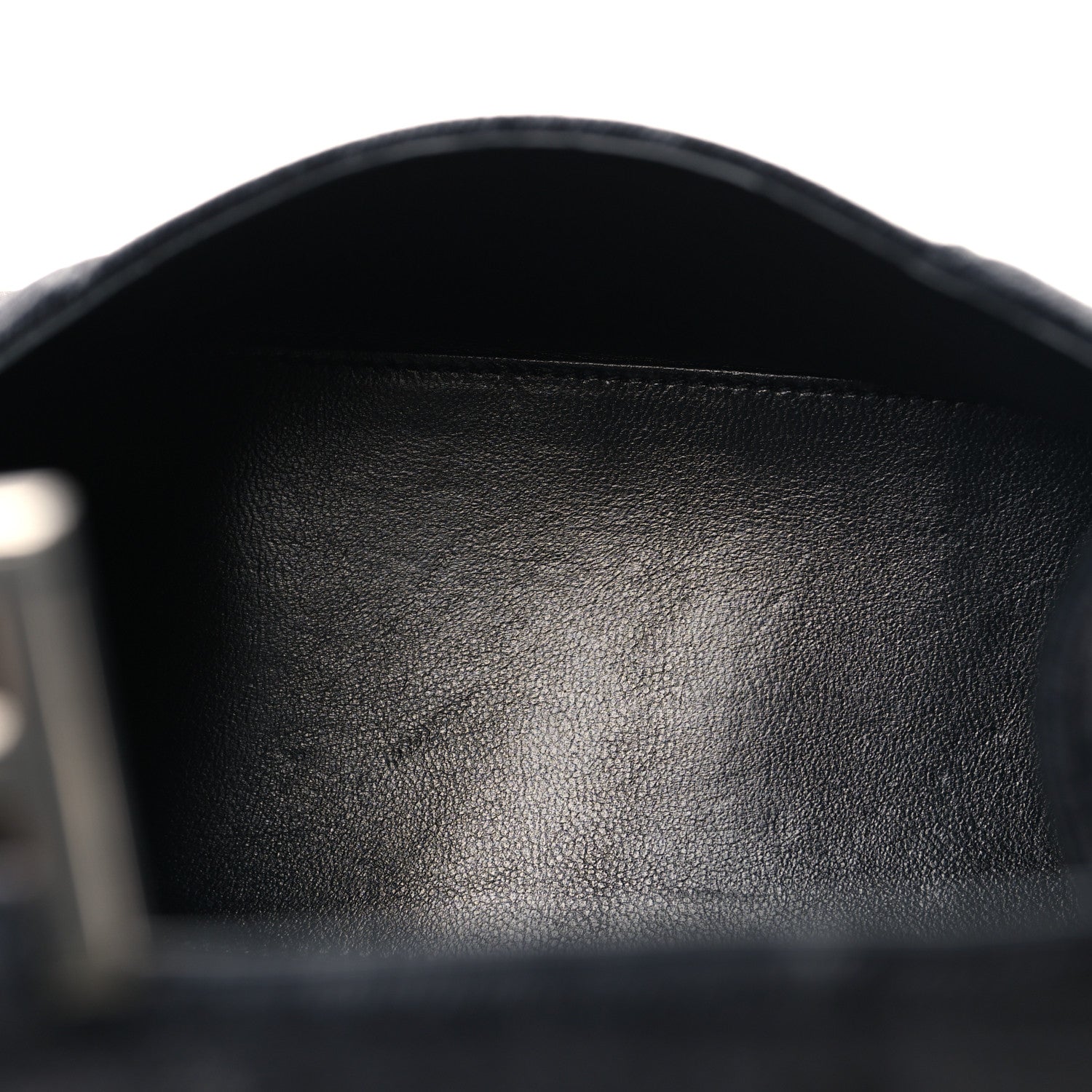Balenciaga Washed Denim BB Monogram Small Hourglass Top Handle Bag Black 5 of 9